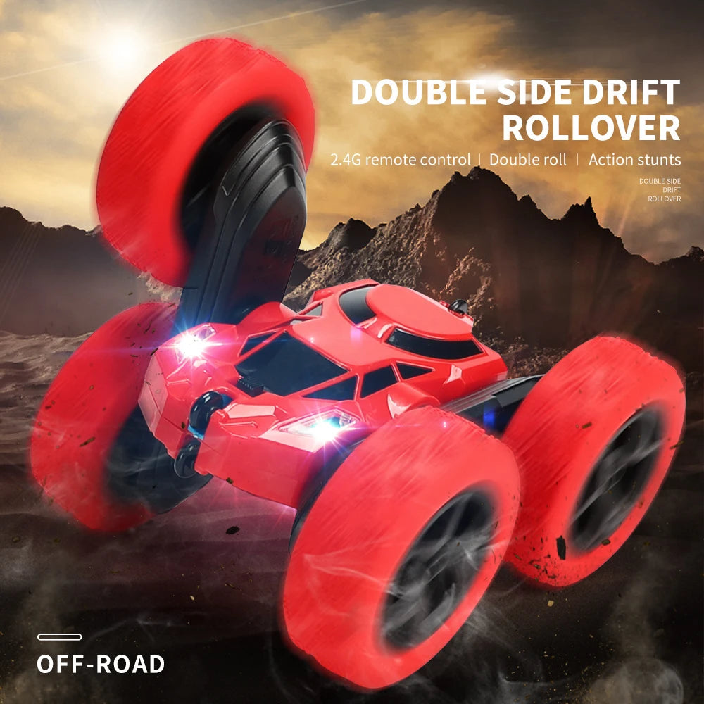 Remote Control Double Sided Fliping Stunt Car