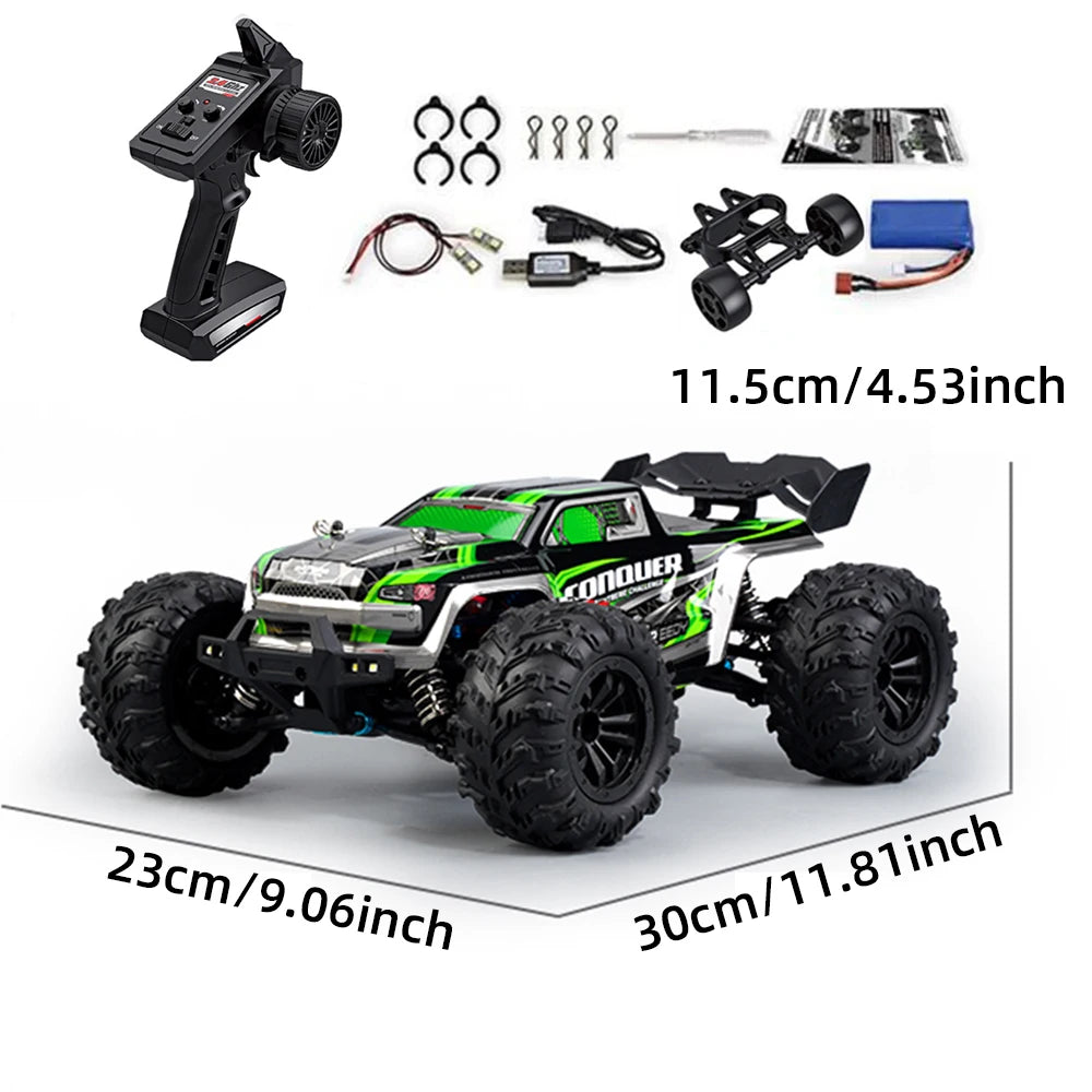 High-Speed All-Terrain RC Truck – Up to 30 MPH, 4x4