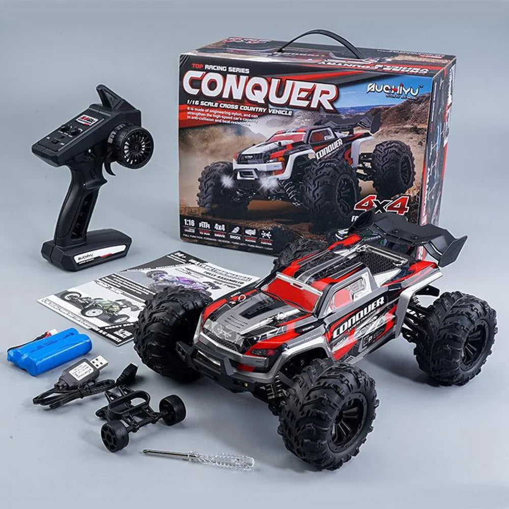 High-Speed All-Terrain RC Truck – Up to 30 MPH, 4x4