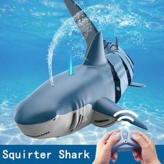 Remote Control Squirter Shark Toy