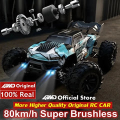 High-Speed All-Terrain RC Truck – Up to 50 MPH, 4x4 Brushless Monster Truck for Adults and Kids